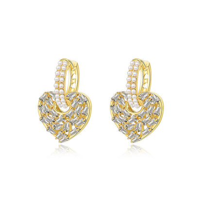 Trendy eenvoudige oorbellen