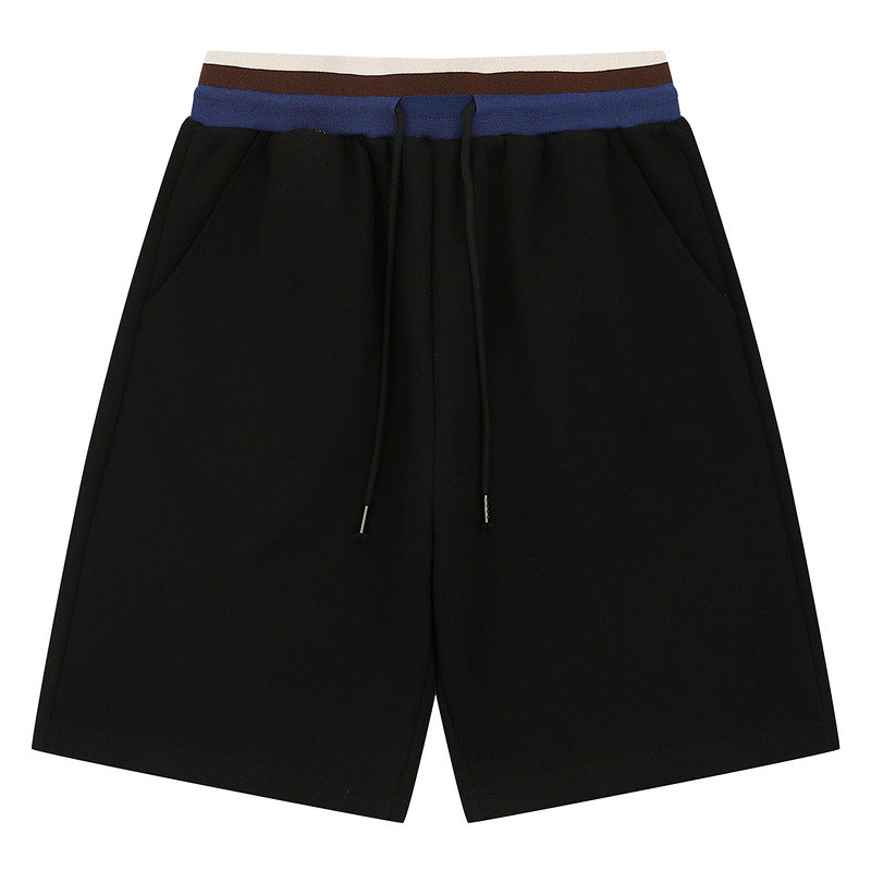 Losse casual zomerse shorts met split-effect en trekkoord