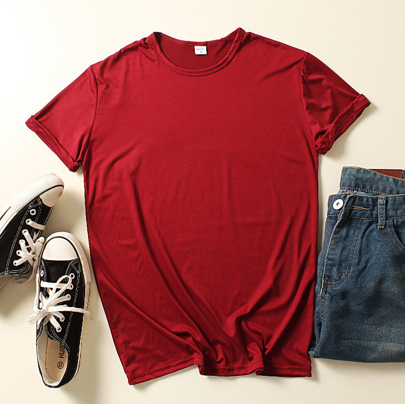 Loose Fit Round Neck Short Sleeve T-Shirt