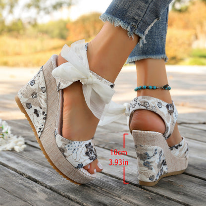 Wedge Heel Platform Sandals