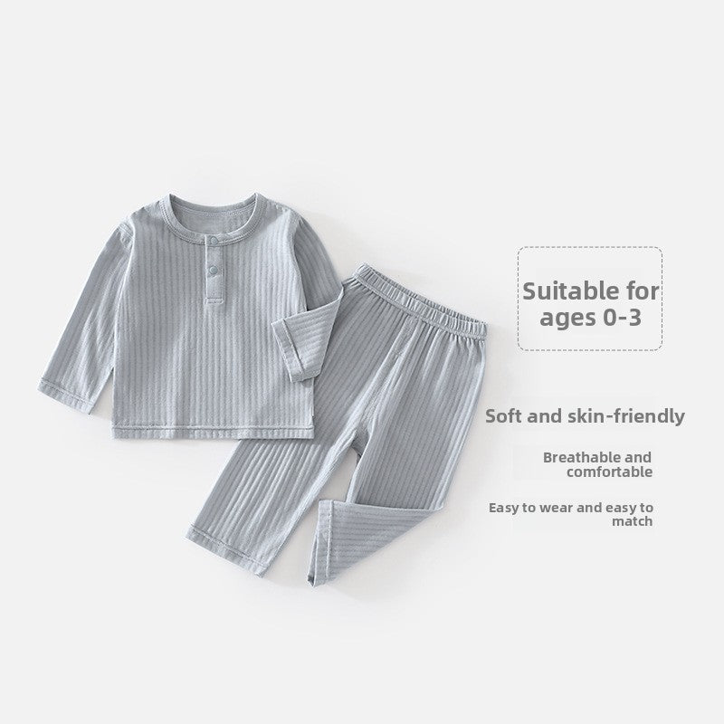 Infant Cotton Long Sleeve Pajama Set