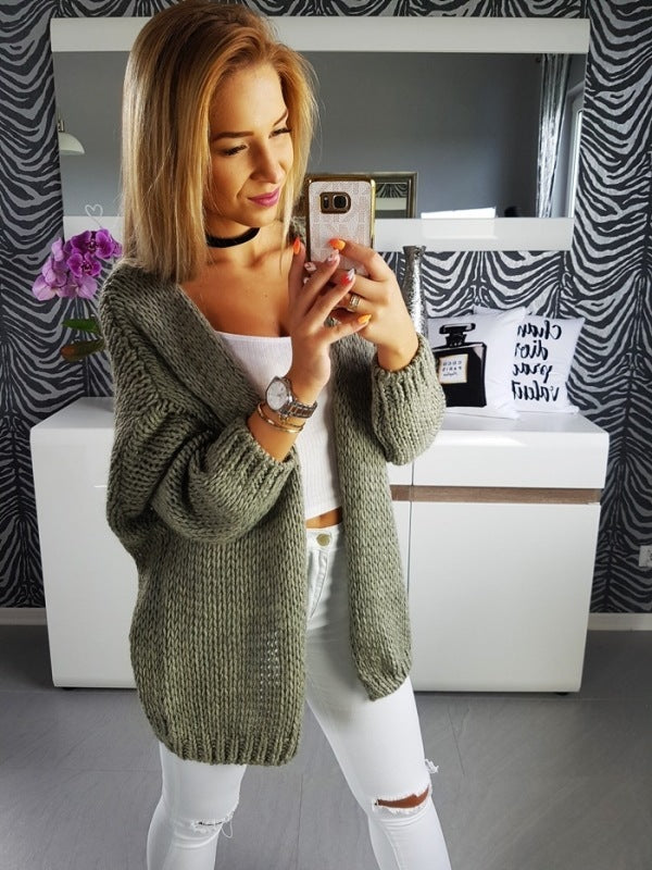 Gebreide oversized cardigan