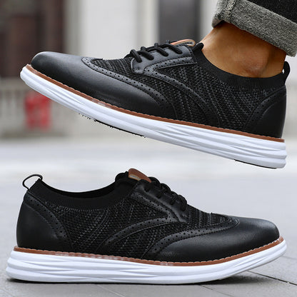 In-stock extra-large size 48 men's casual shoes, 2026 new British style, spring and autumn fashion single shoes, versatile casual shoes