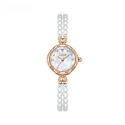 Pearl Strap Quartz Watch