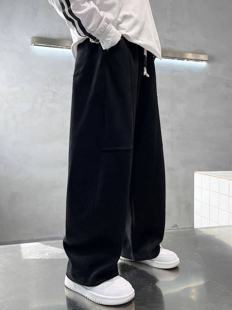 Casual katoenen sportbroek met of zonder fleece voering voor jongens