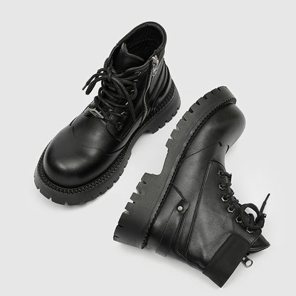 Mens Derby Lace-Up Boots