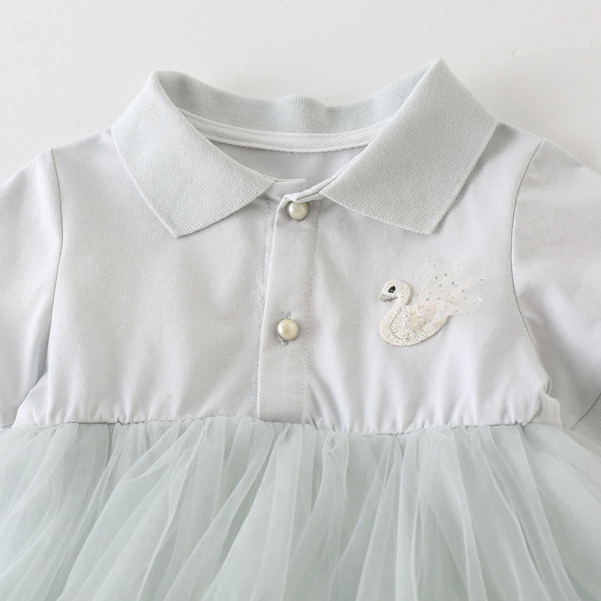 Infant Dress Floral Mesh Romper for Baby Girls First