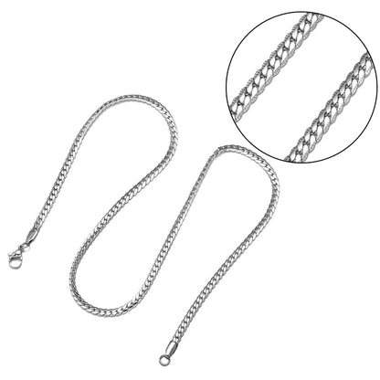 HIP Hop Goudkleurige Roestvrijstalen Curb Cuban Link Ketting