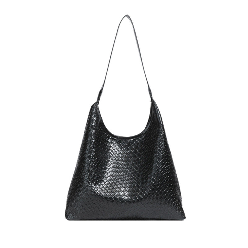Woven Retro Crossbody Bag with Large Capacity