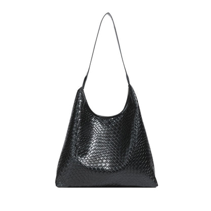 Woven Retro Crossbody Bag with Large Capacity