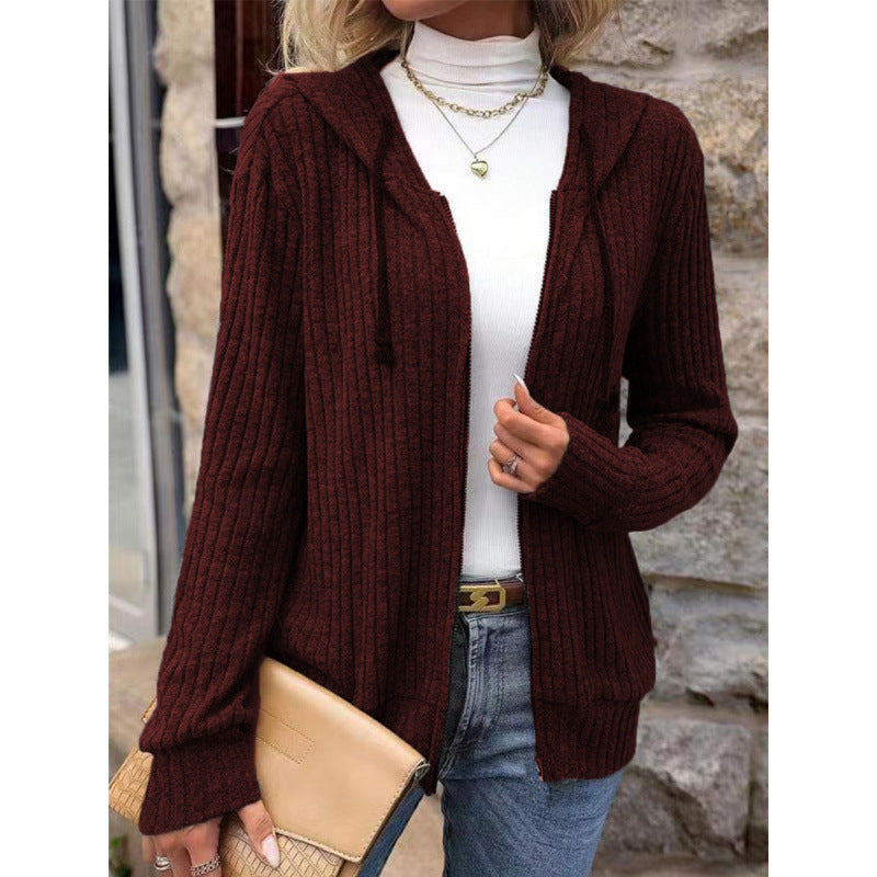 Gestreepte casual sweatvest