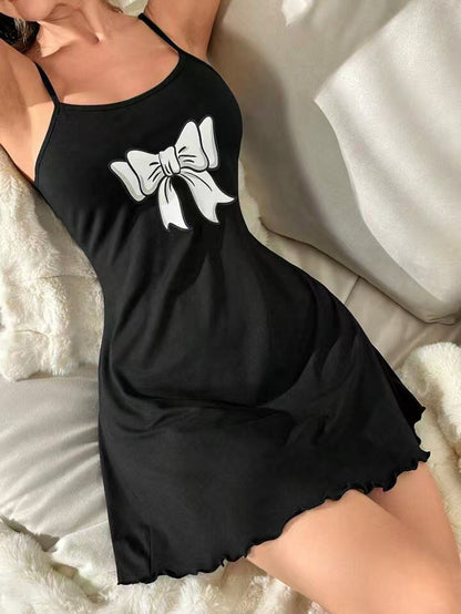 Womens Short Sleeveless Nightdress