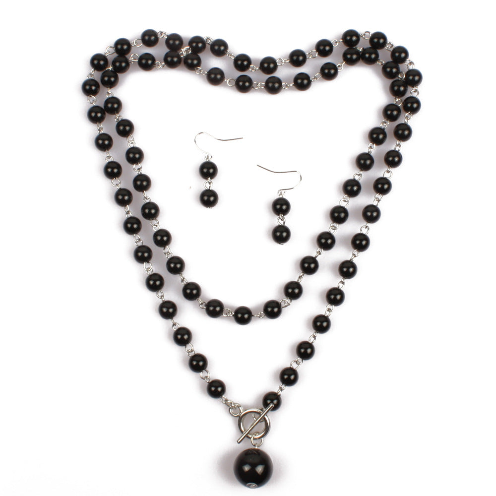 Pearl Necklace Adjustable Neck-Wrapped Necklace