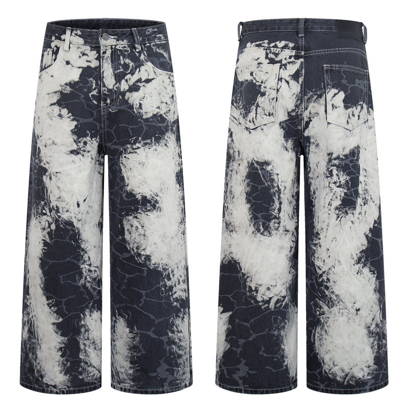Oversized Fit, Trendy High-Street Straight Leg Pants