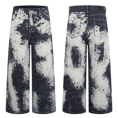 Oversized Fit, Trendy High-Street Straight Leg Pants