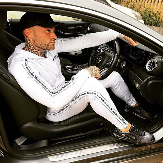 Private Label 2-delige Joggingpak Met Custom Logo