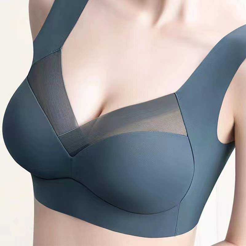 Wireless Seamless Push-Up Bra Ice Silk Lingerie