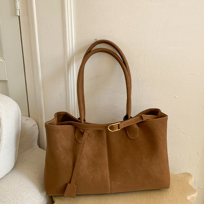 Retro Women Shoulder Bag Large Capacity Tote