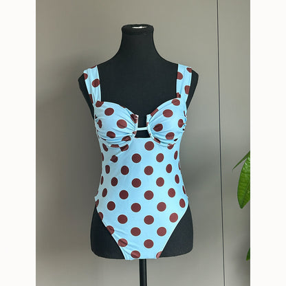 Jumpsuit women bikini women sexy polka dots