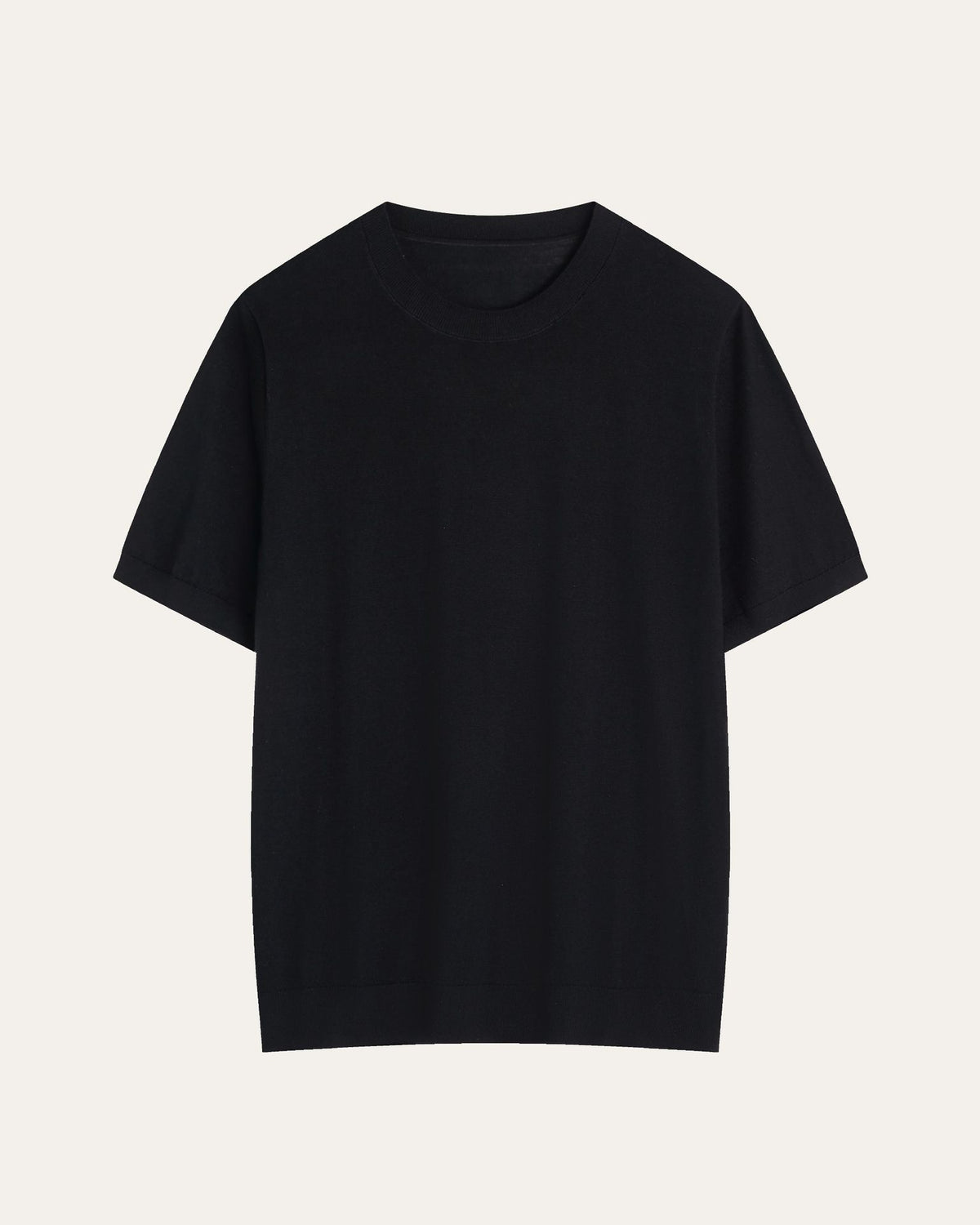 Mens Classic Wool Short Sleeve Knitwear