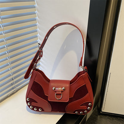 Retro Crossbody Bag with Shoulder Strap
