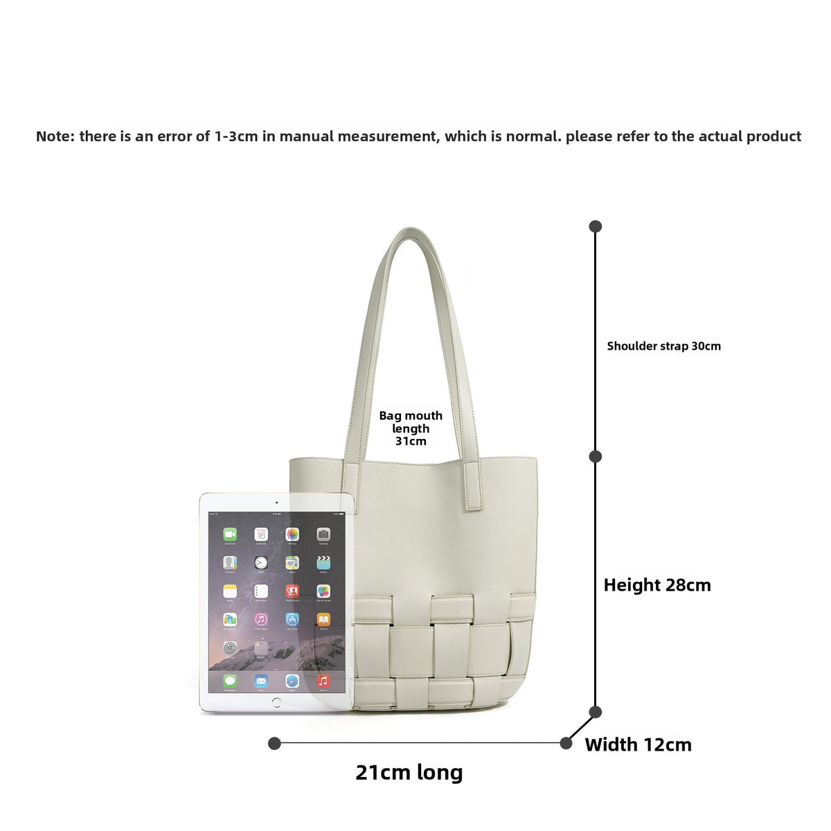 Woven Cowhide Tote Bag