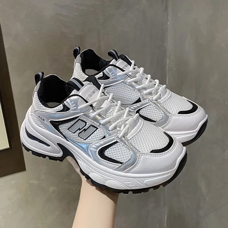 Luxe designer casual sneakers voor dames