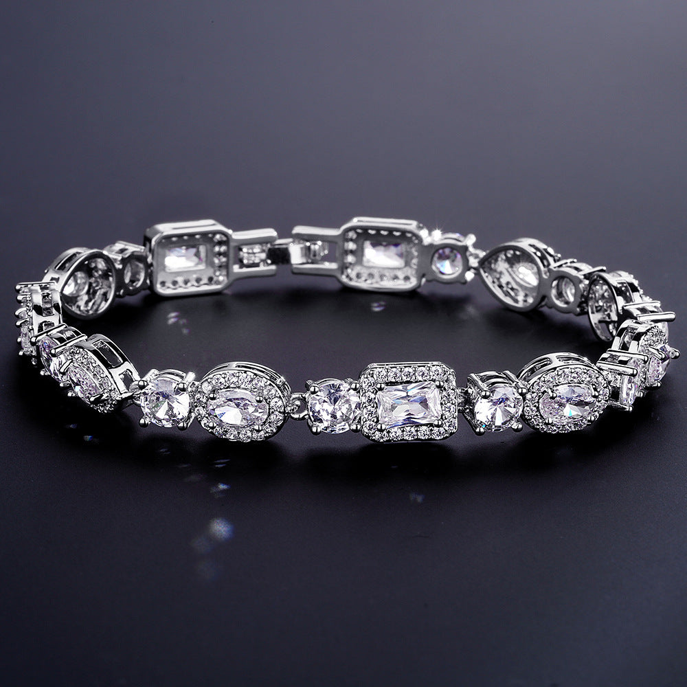 Elegant Pearl and Zircon Bracelet for Women