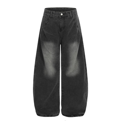 Distressed Loose Casual Pants Trendy Knife-Edge Jeans