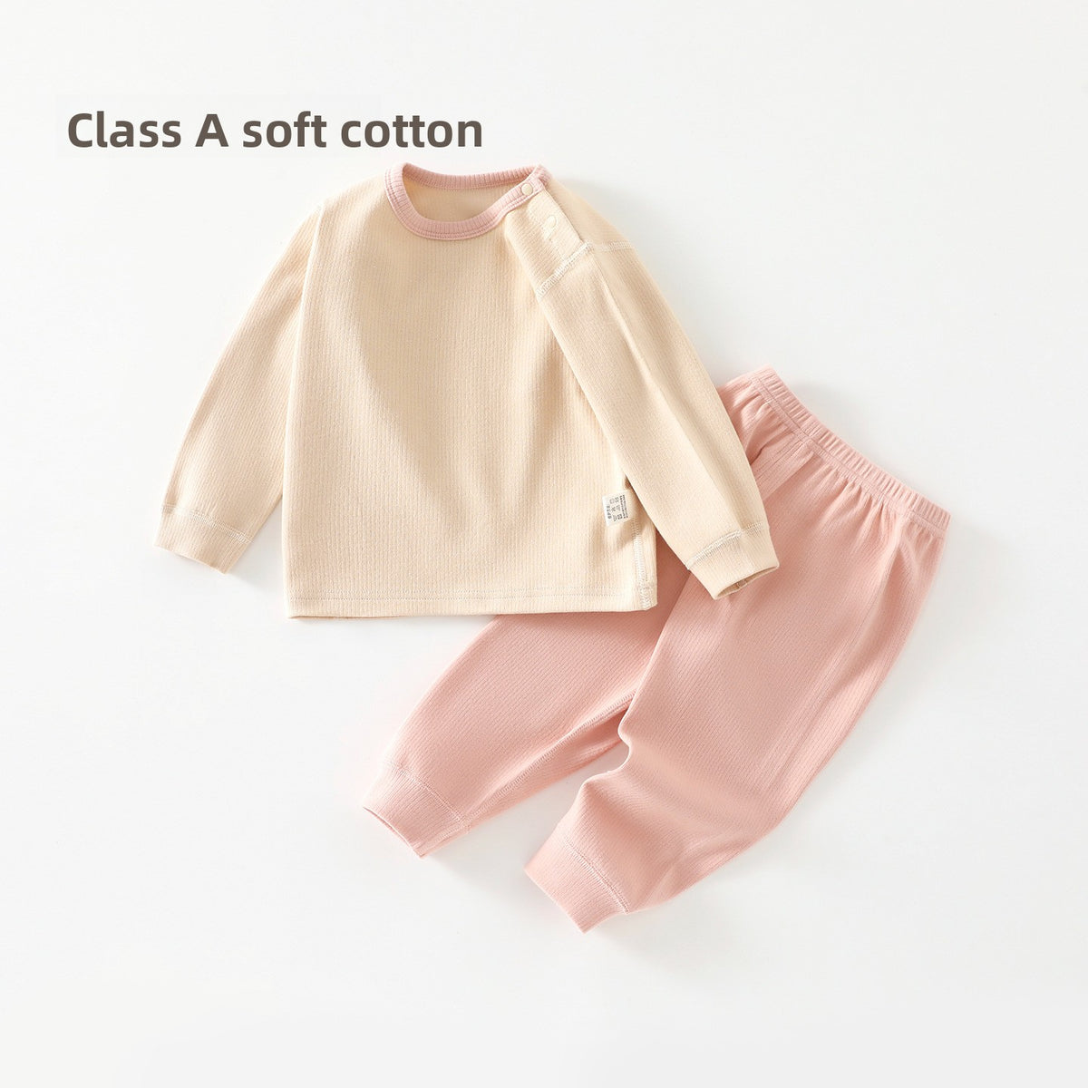 Tweedelige katoenen pyjamaset voor baby's