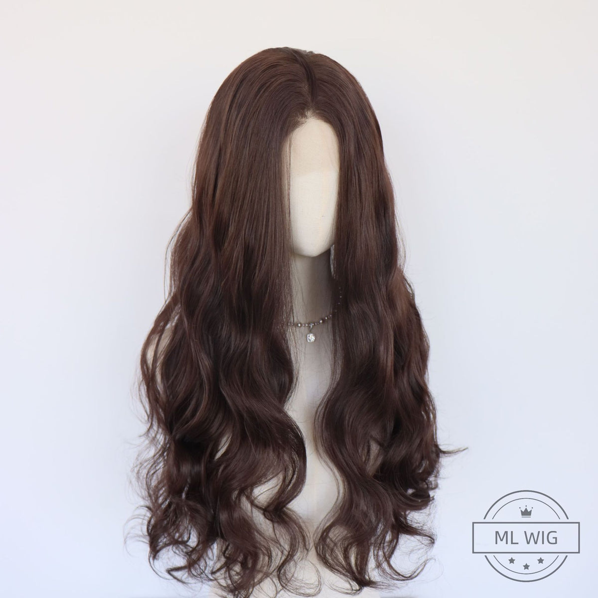 Synthetic lace wig