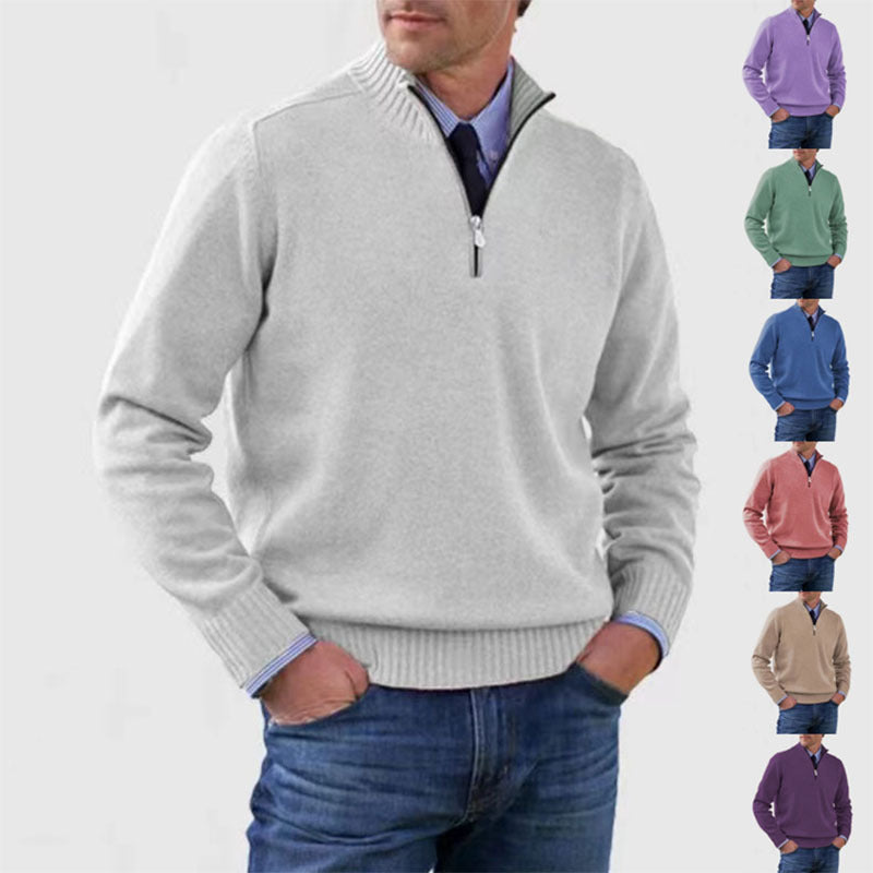 Mens Acrylic Knit Pullover Sweater