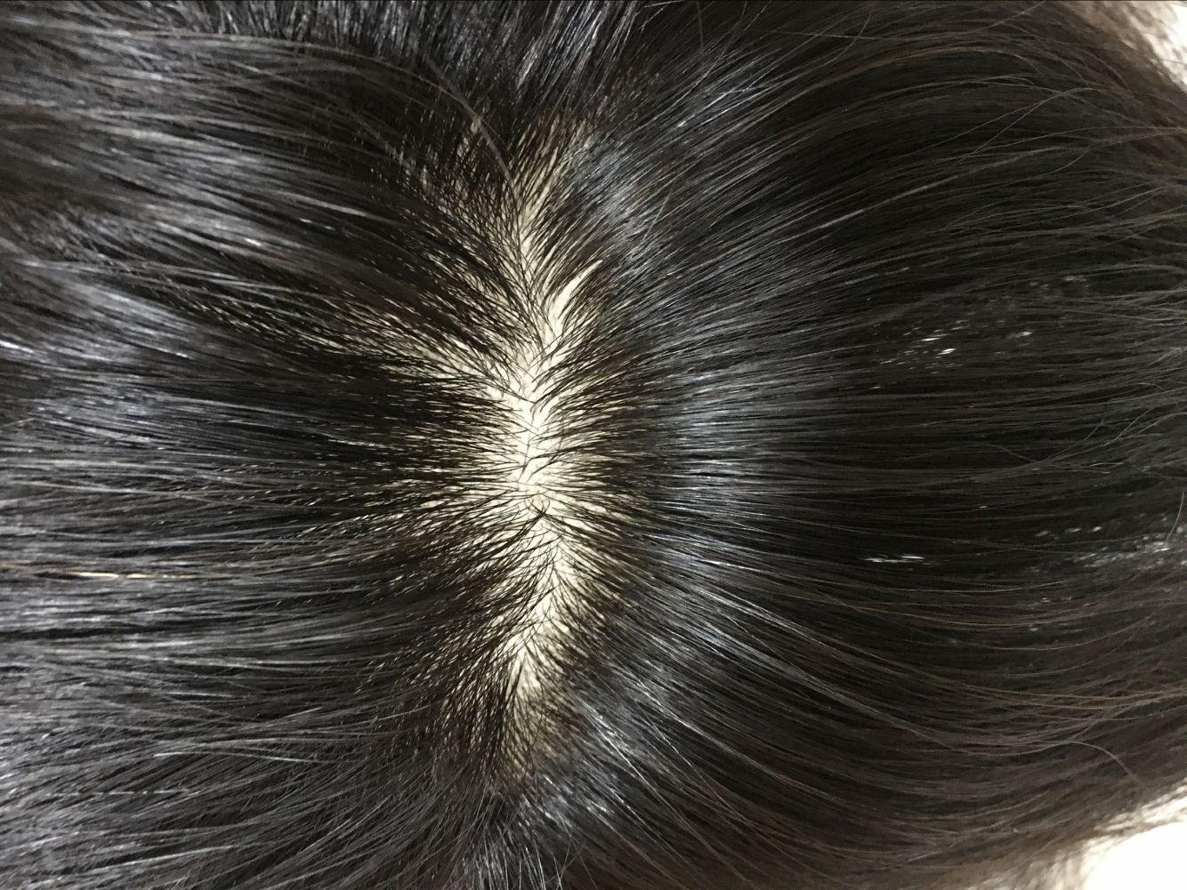 Volledig met de hand geweven menselijkhaar topper