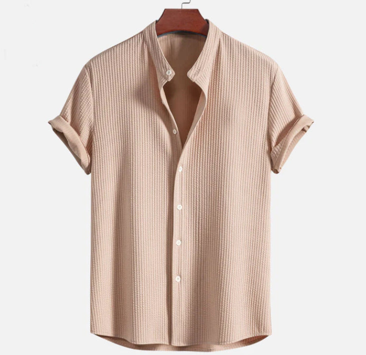 Men's Corduroy Short Sleeve Shirt