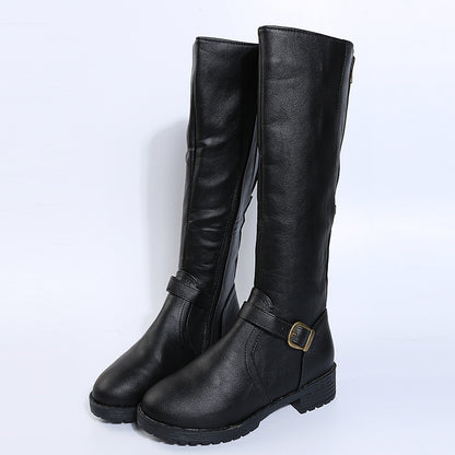 Women's Leather Riding Boots