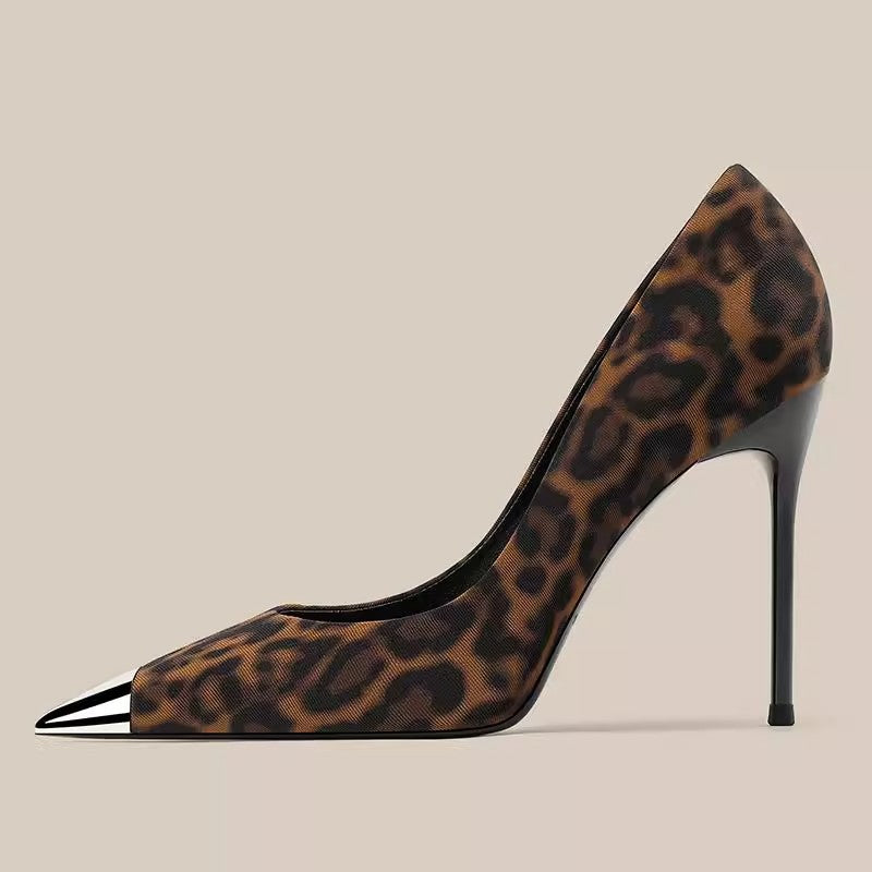 Womens Pointed Toe Stiletto Heel Pumps