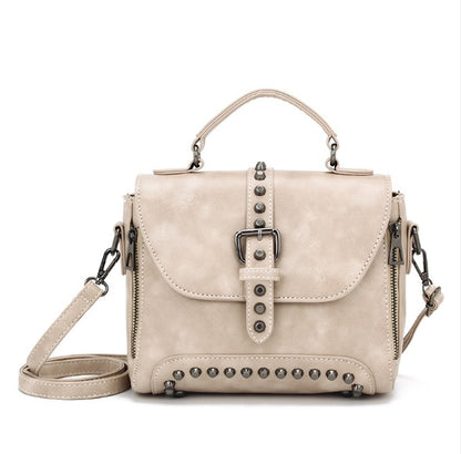 Vintage PU-leren crossbody-handtasvoor dames