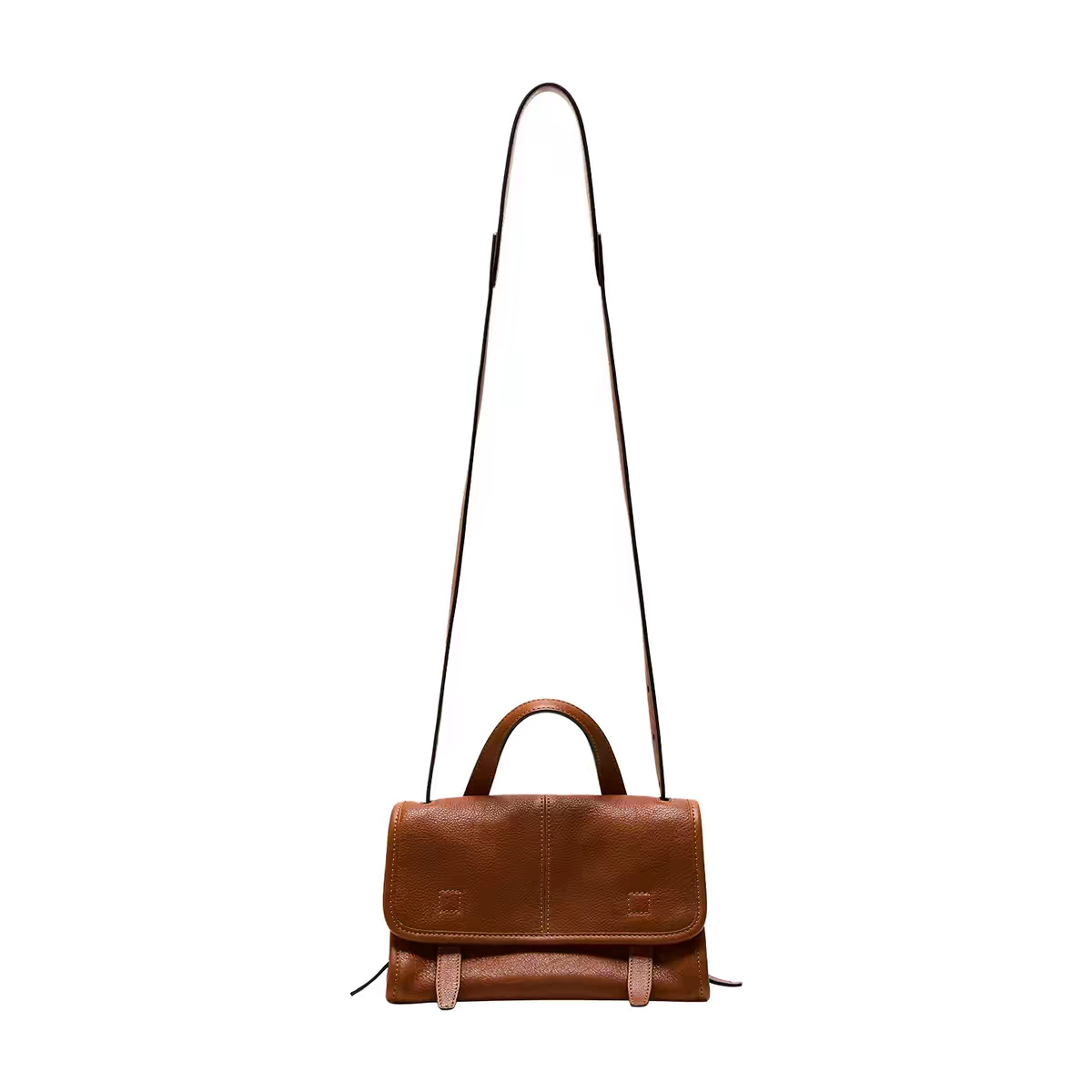 Vintage Genuine Leather Crossbody Bag