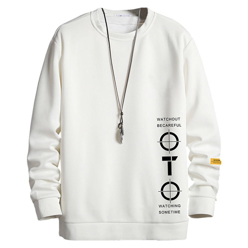 Heren Sweatshirt Met Lange Mouw En Bedrukking