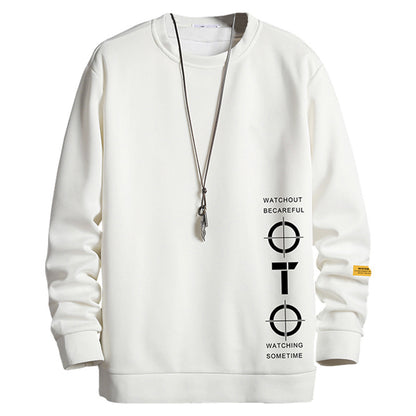 Heren Sweatshirt Met Lange Mouw En Bedrukking