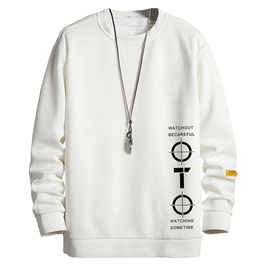 Heren Sweatshirt Met Lange Mouw En Bedrukking