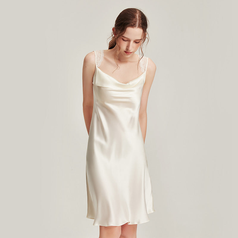 Silk Sling Nightgown French Style