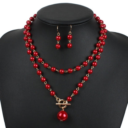 Pearl Necklace Adjustable Neck-Wrapped Necklace