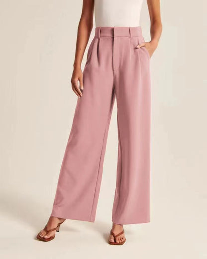 High-Waisted Wide-Leg Pants
