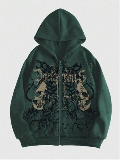 Trendy Hoodie with Unique Print