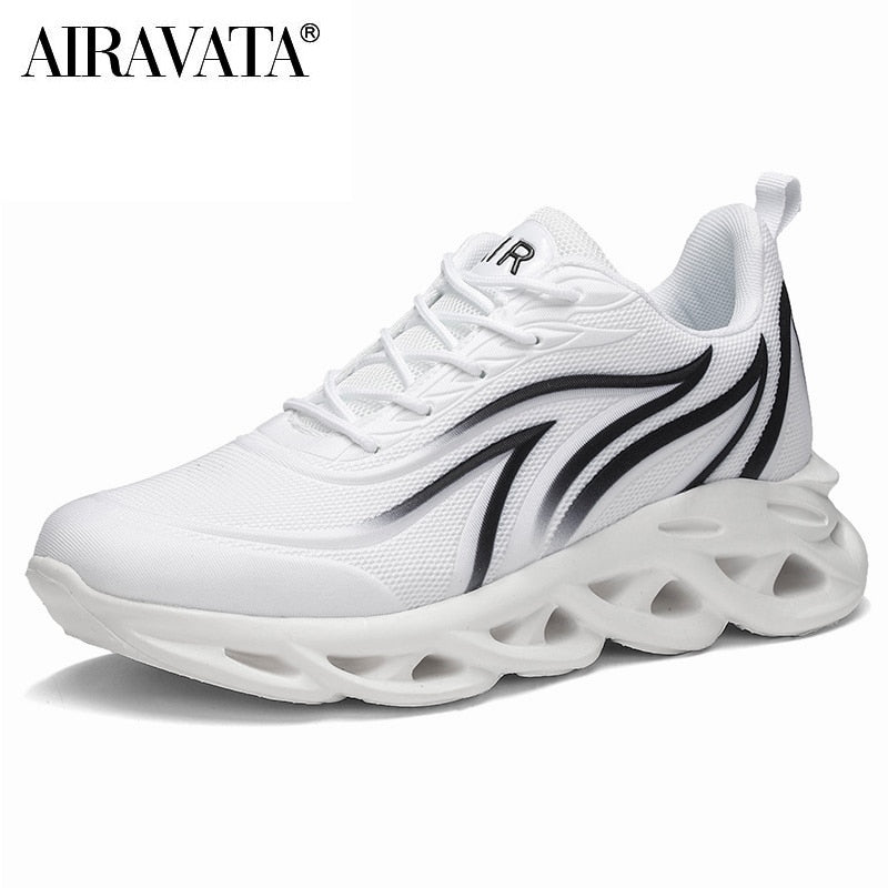 Sneakers met vlammenprint voor heren