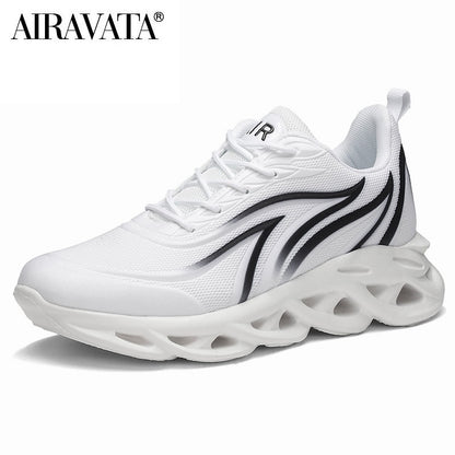 Sneakers met vlammenprint voor heren