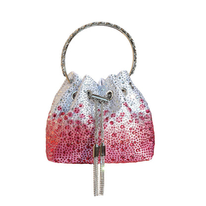 Diamond Crystal Bucket Bag