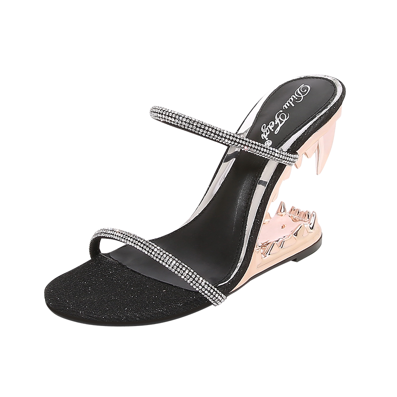 Fashion Rhinestone High Heel Sandals