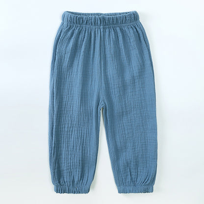 Children Cotton Linen Lantern Pants